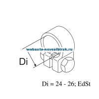 Хомут на выхлопную трубу d=24-26мм (металл)  | Артикул: 1320103А