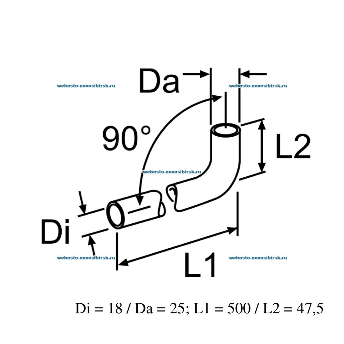����� ����������� ��������  d=18x3,5 90� (������)  | �������: 98453A